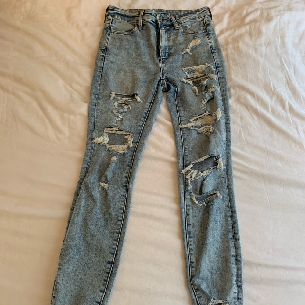 American Eagle heights waisted skinny jeans